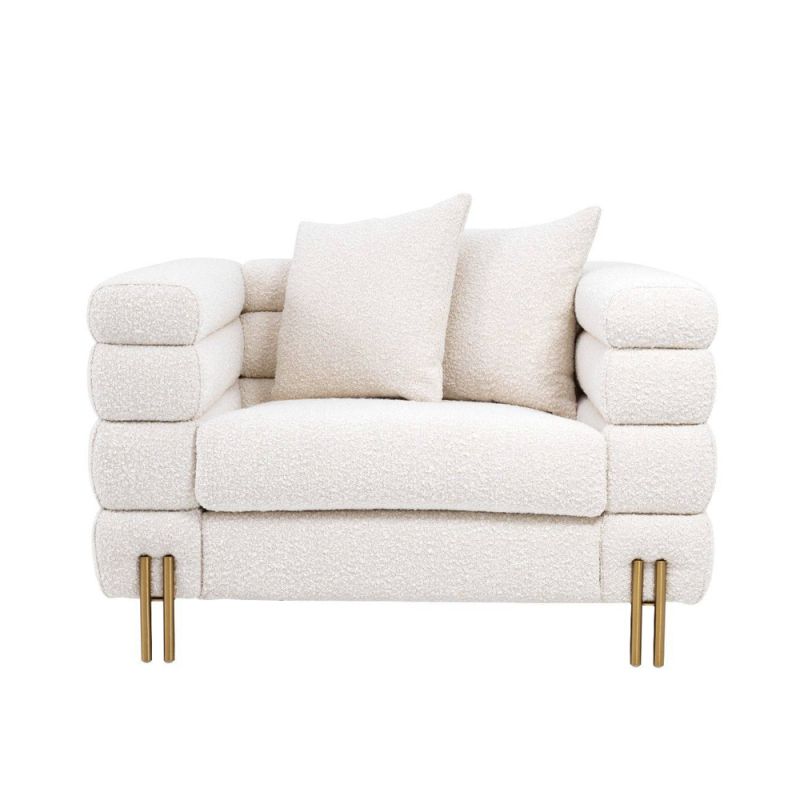 Club Chair With Deep Backrest