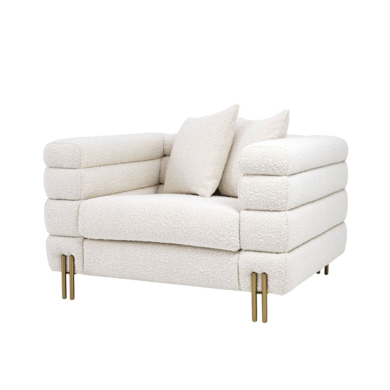 Club Chair With Deep Backrest