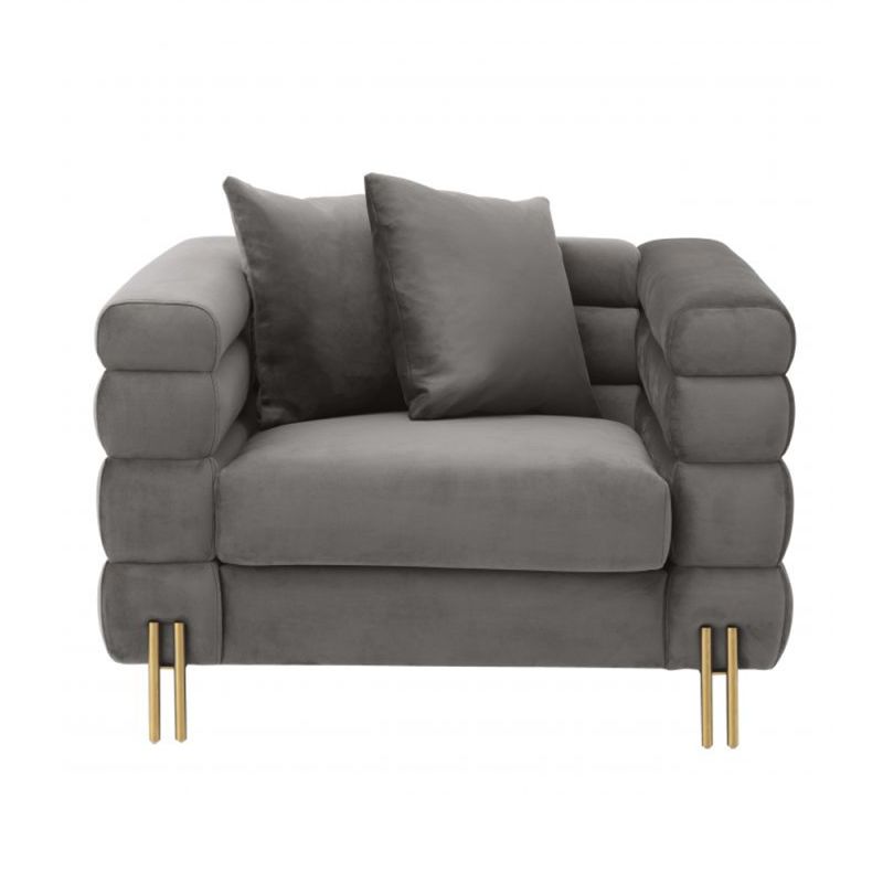 Club Chair With Deep Backrest