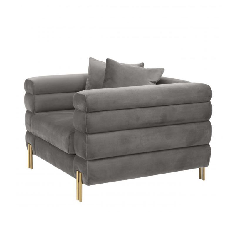 Club Chair With Deep Backrest