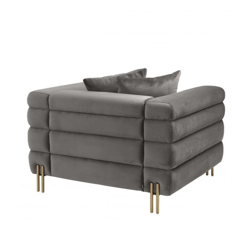 Club Chair With Deep Backrest