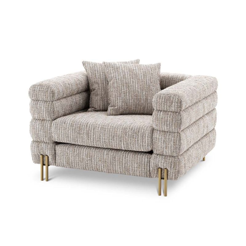 Club Chair With Deep Backrest