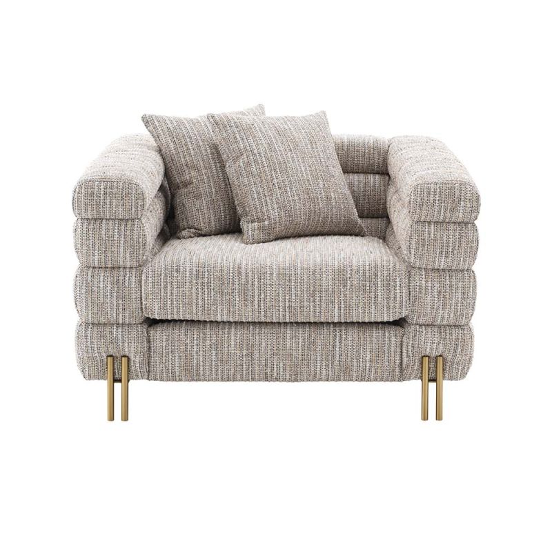 Club Chair With Deep Backrest