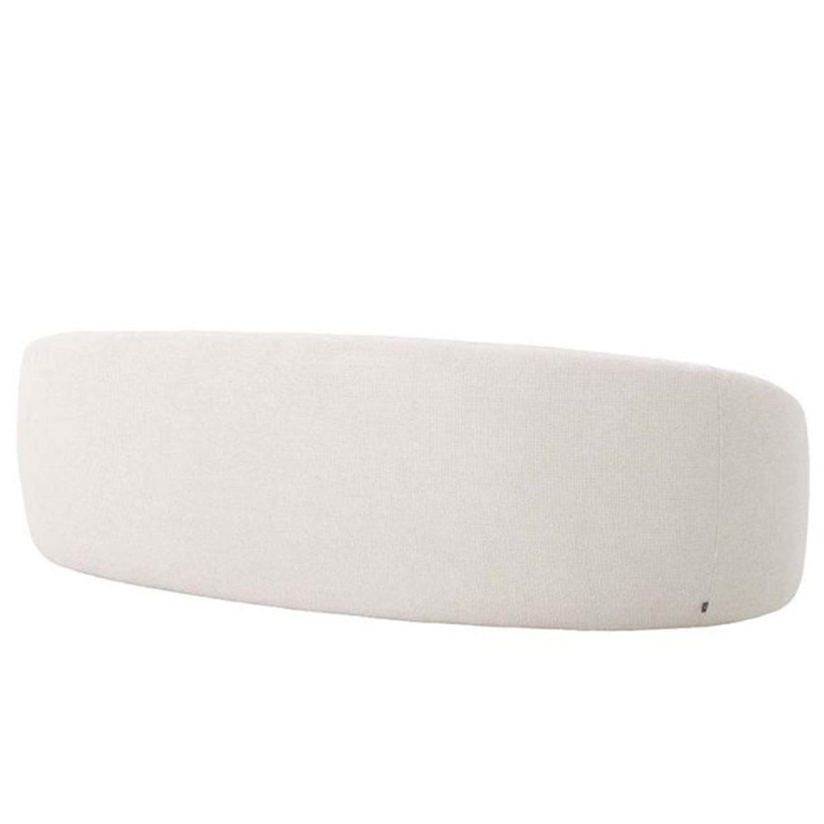 Curved Sofa With Sloppy Arms