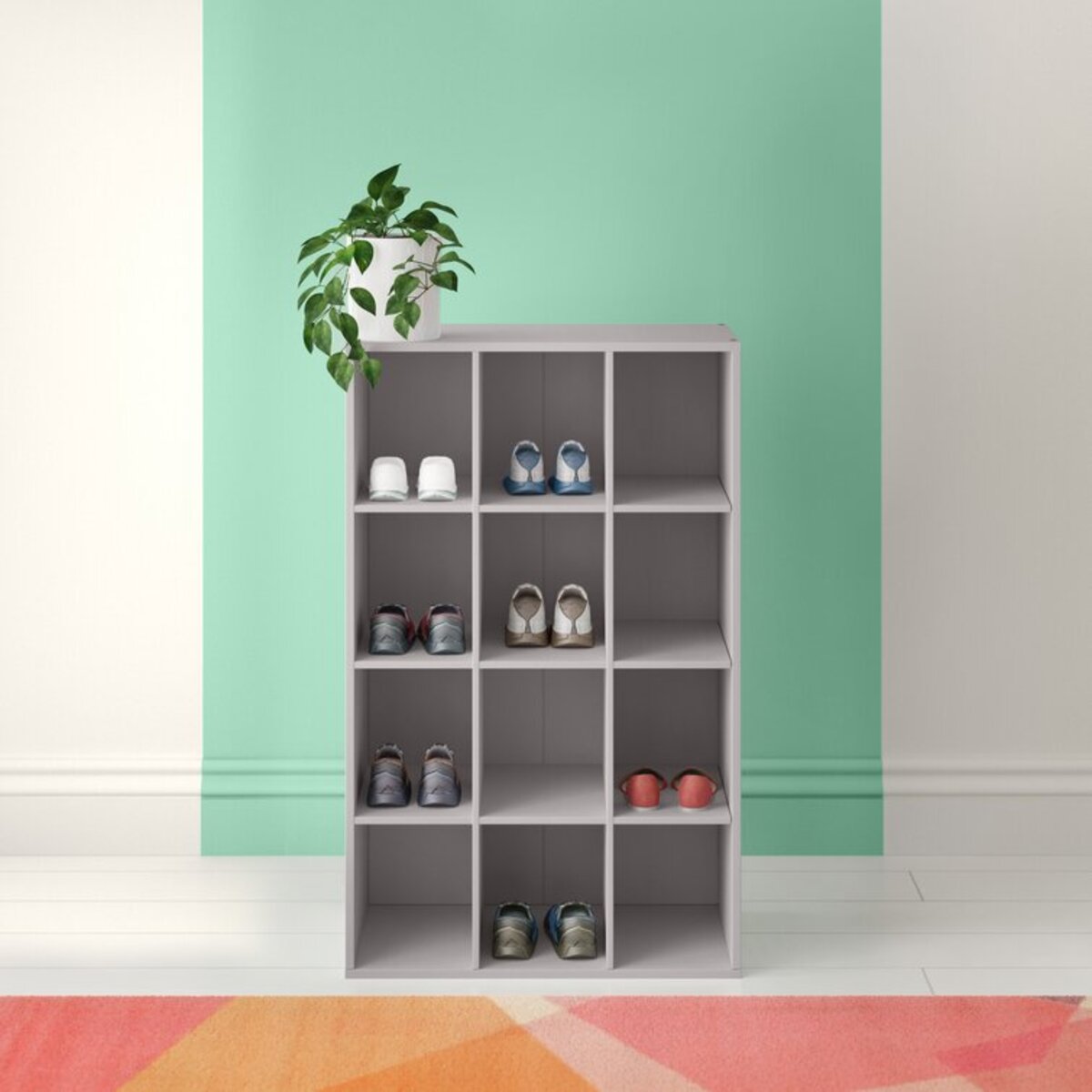 12 Pairs Shoes Storage Cabinet