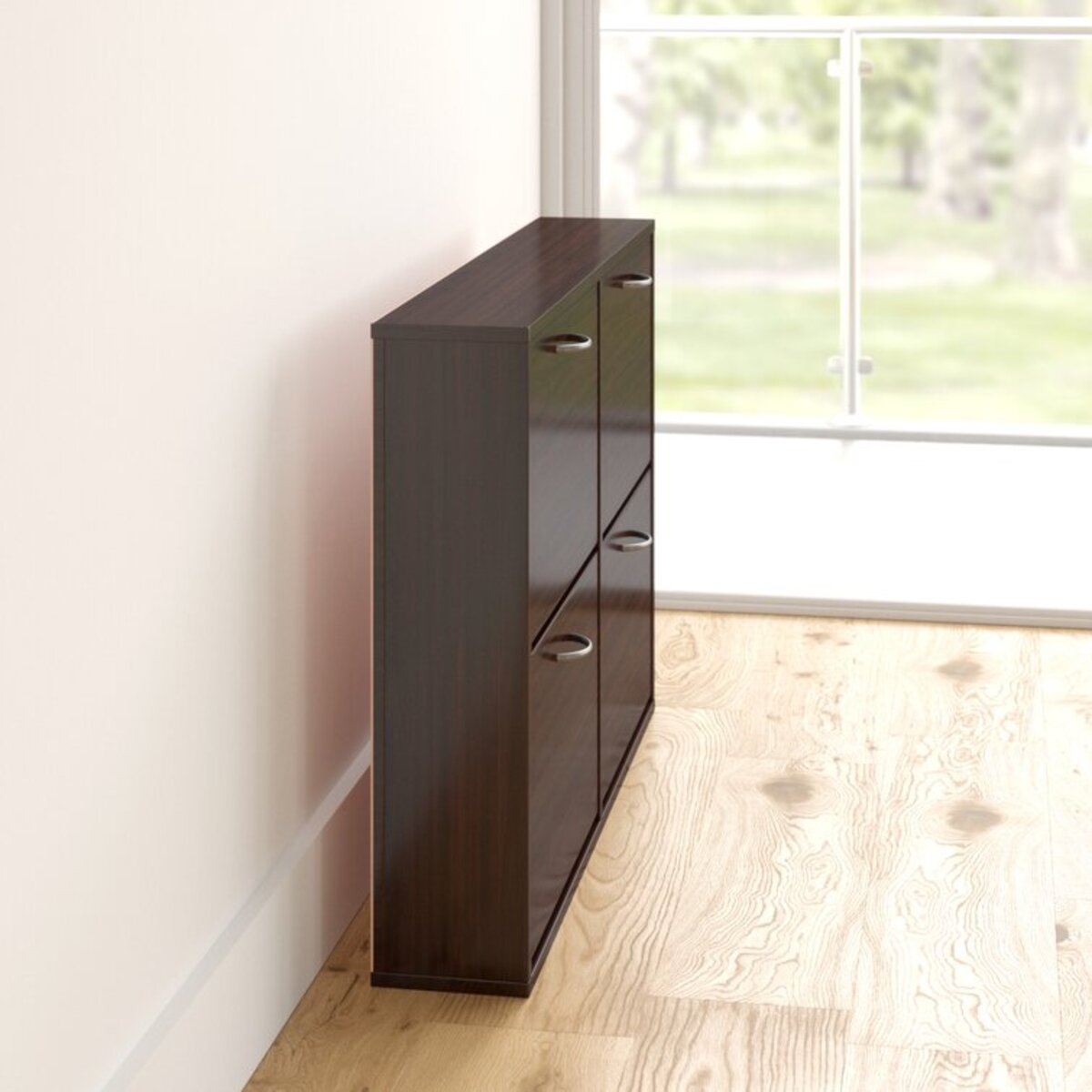 24 Pair Shoe Storage Cabinet