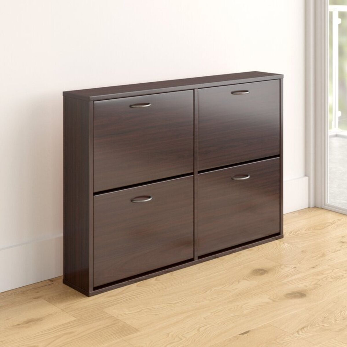 24 Pair Shoe Storage Cabinet
