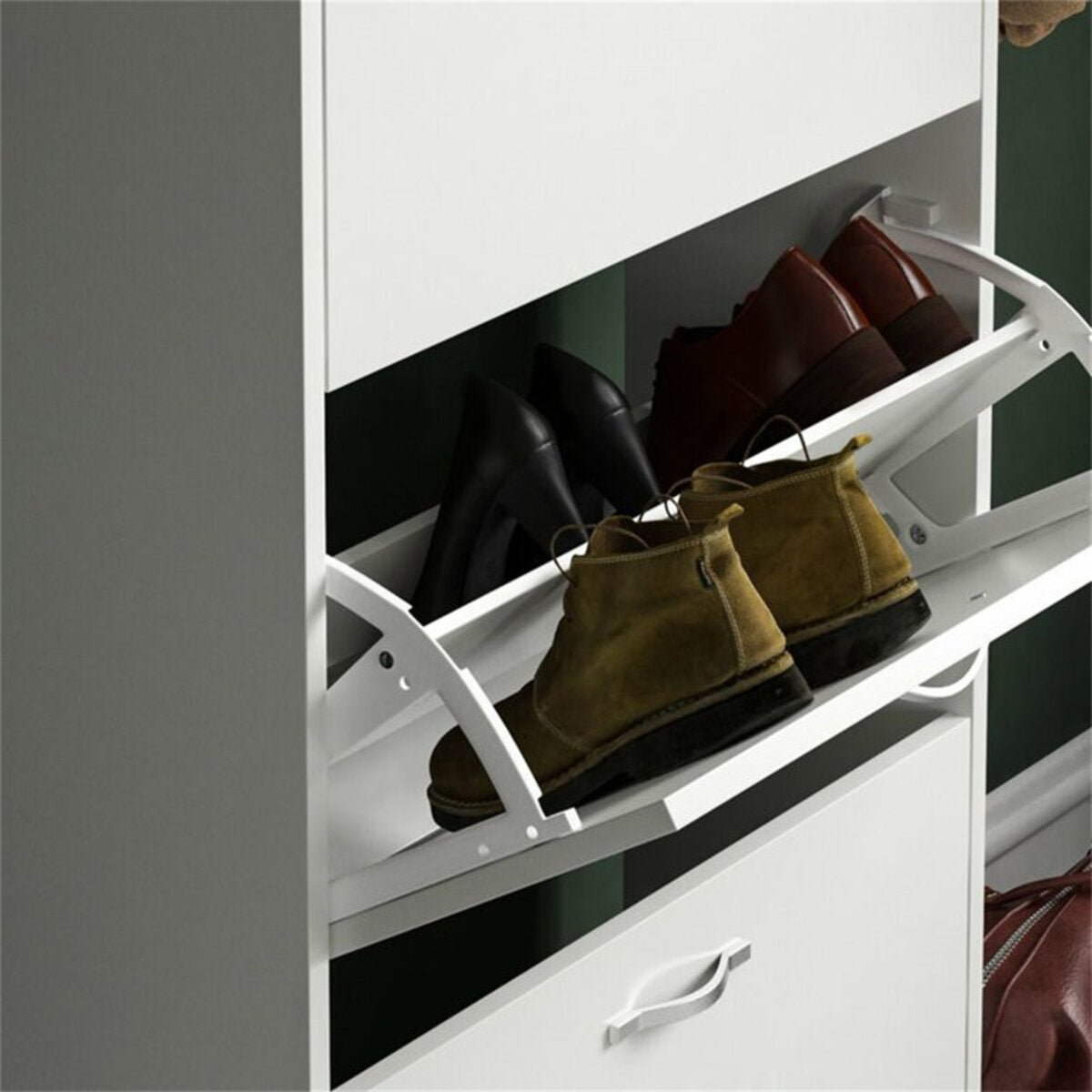 3 Flip Down Shoe Storage Drawer