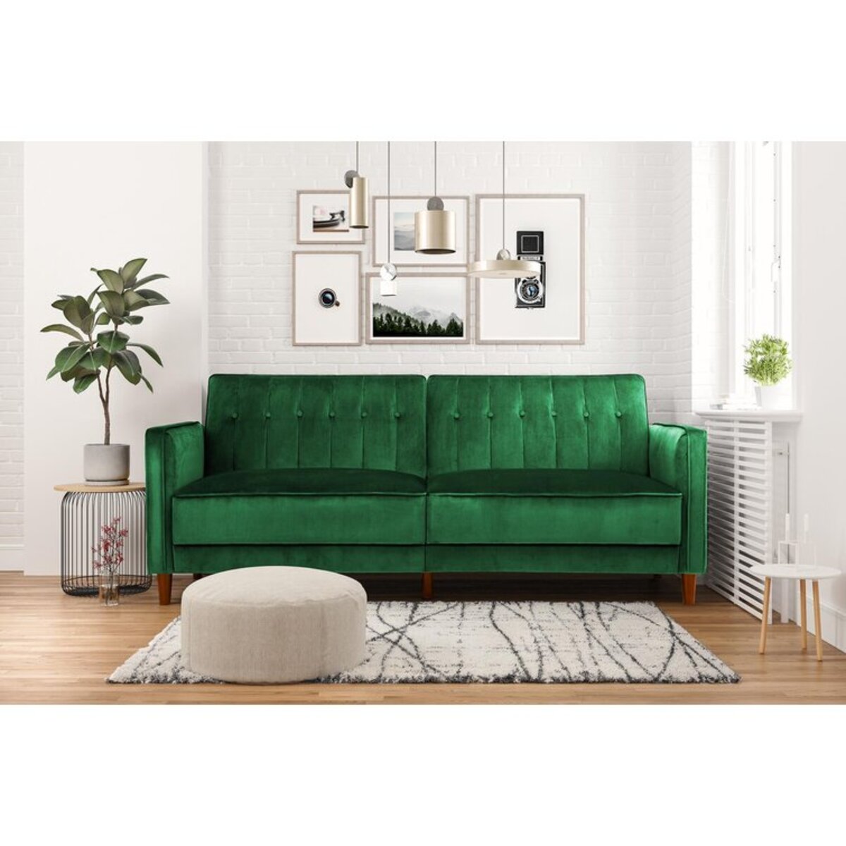 3 Seater Velvet Sofa