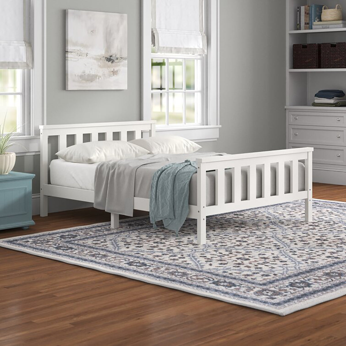 Single Aadi Shaker Wooden Bed