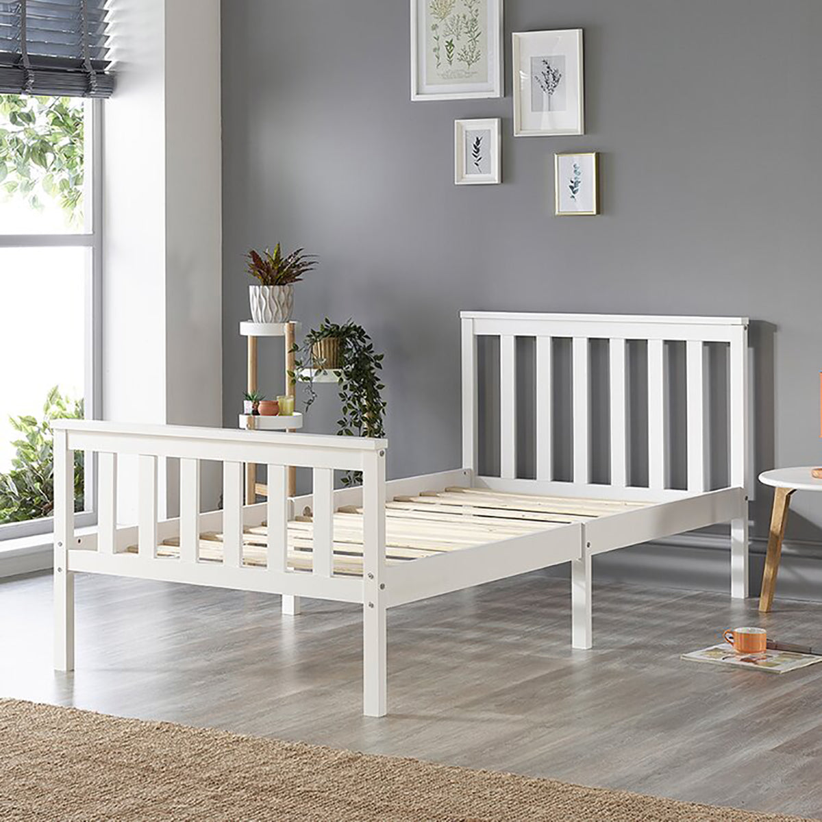 Single Aadi Shaker Wooden Bed