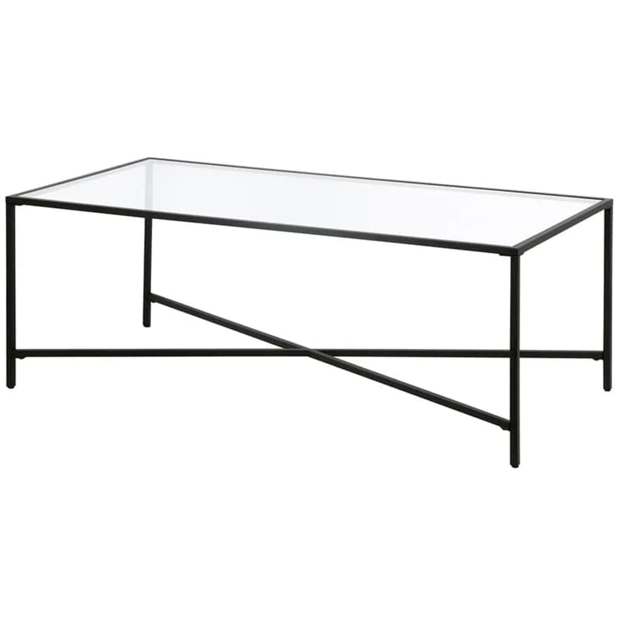 Coffee Table With Tempered Glass Top