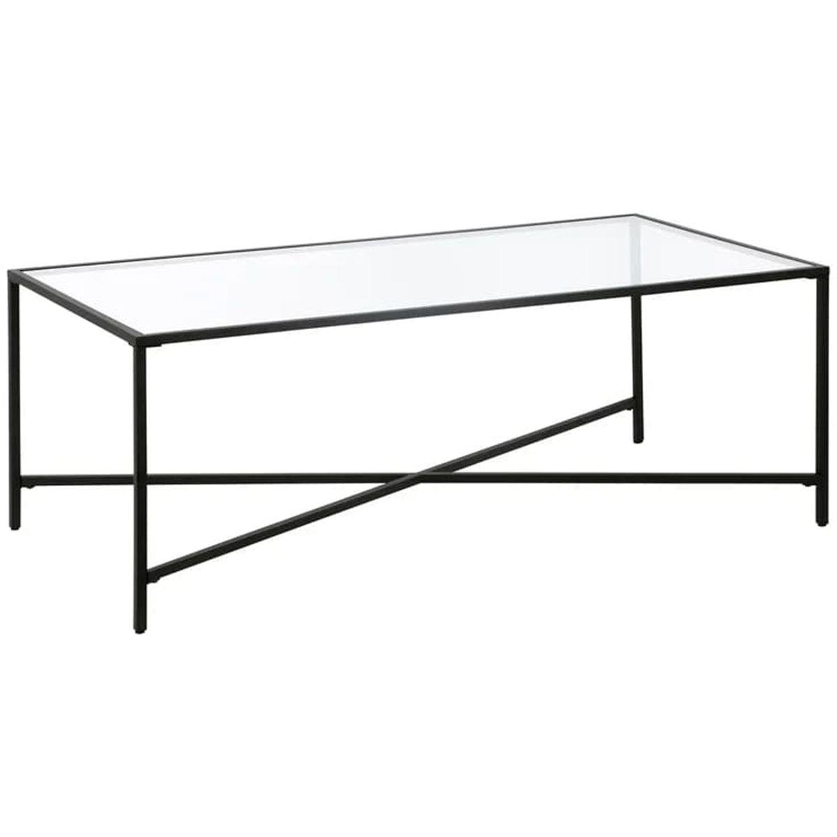 Coffee Table With Tempered Glass Top