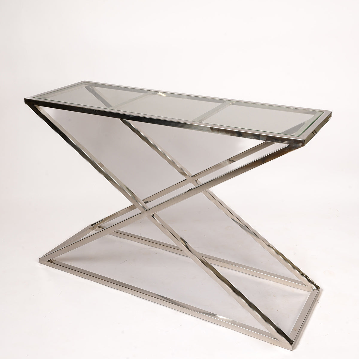 Criss Cross Console Table