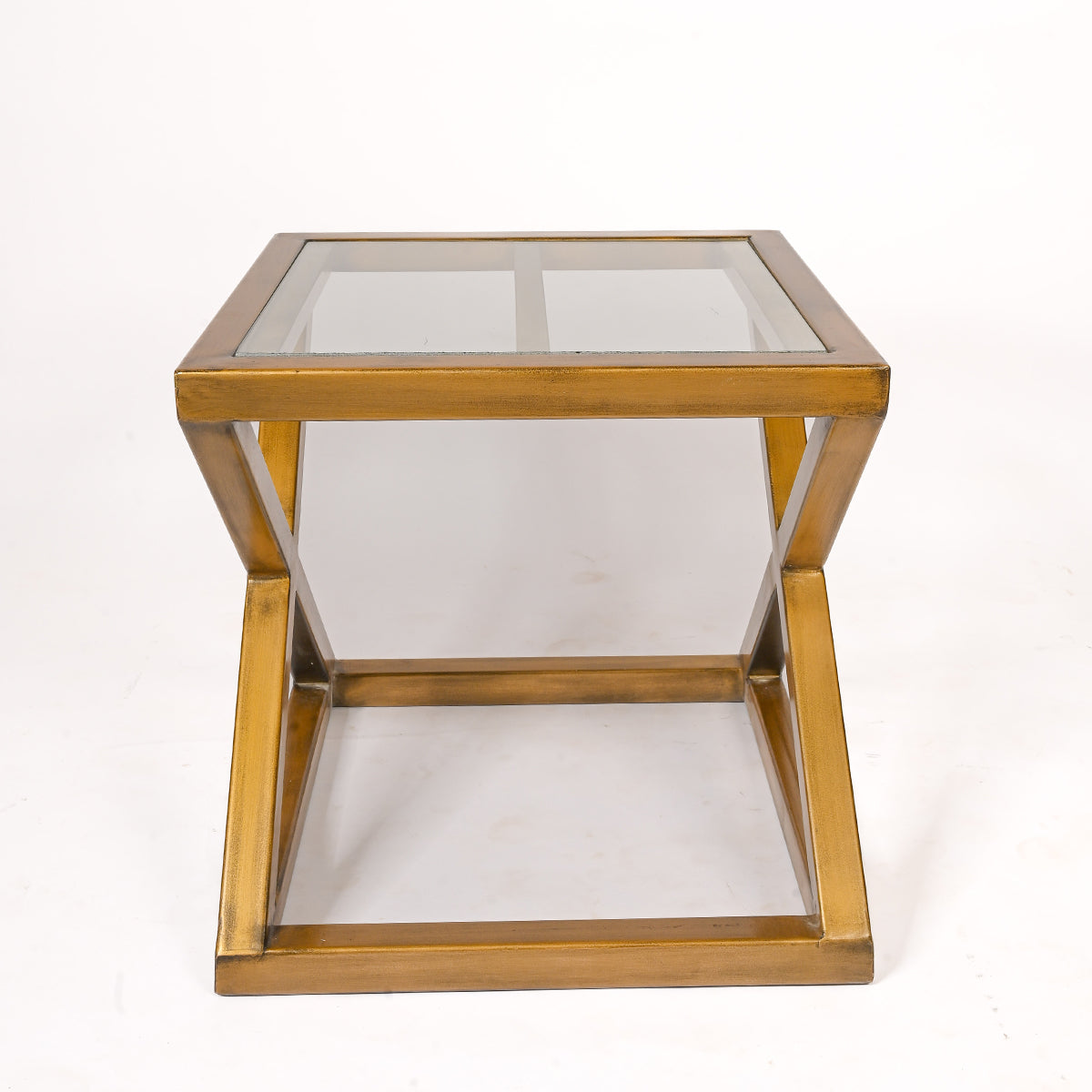 Cross Leg Side Table