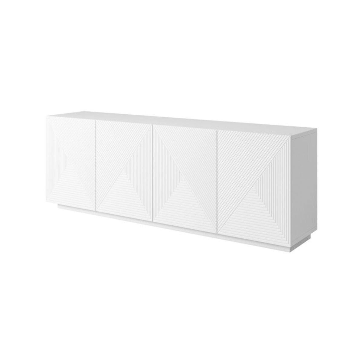 Diamond Pattern Wooden Sideboard