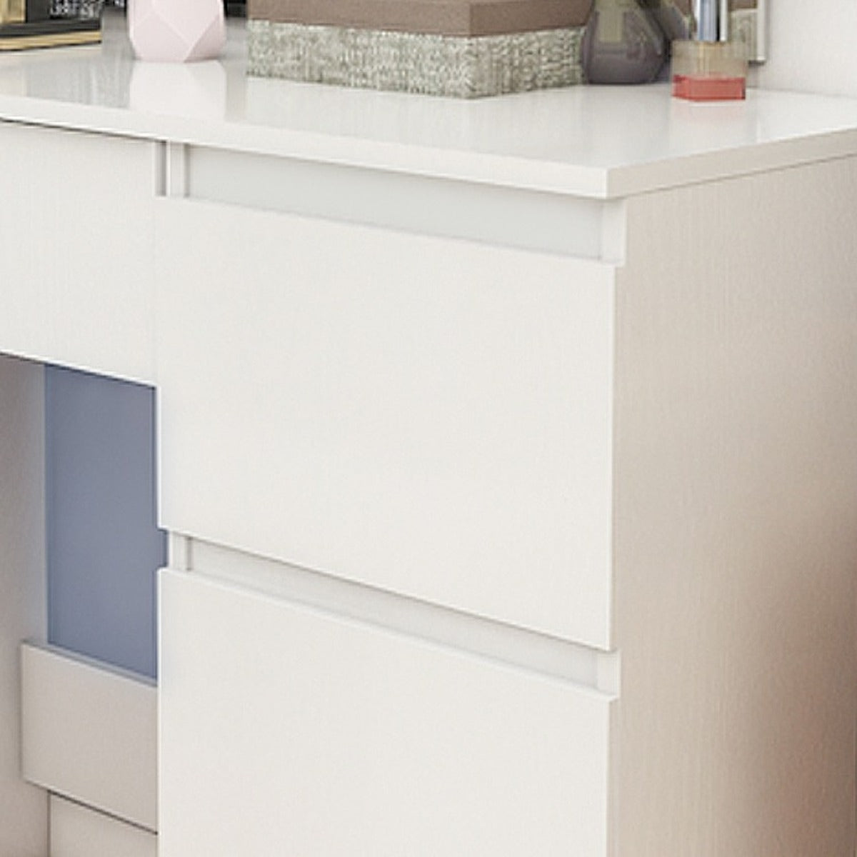 Dressing Table With Stool And LED Bulbs