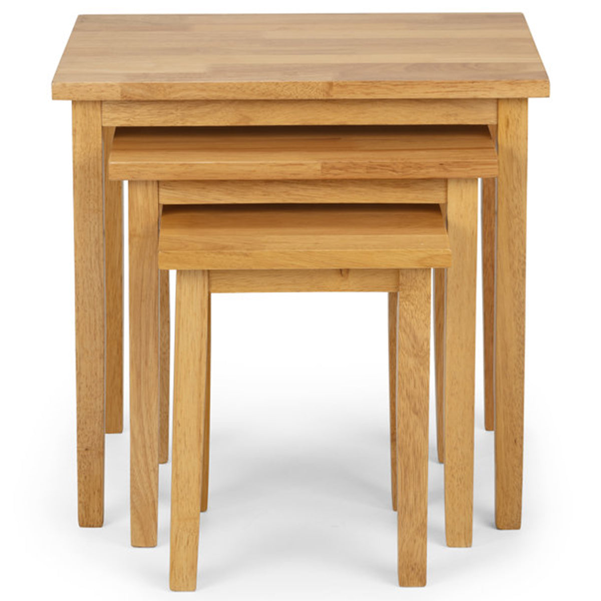 3 Piece Rectangular Wooden Nest Of Tables