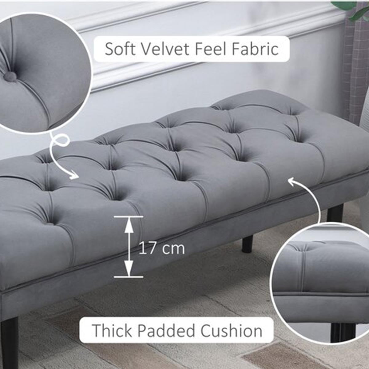 Jarin Tufted Upholstered Bench