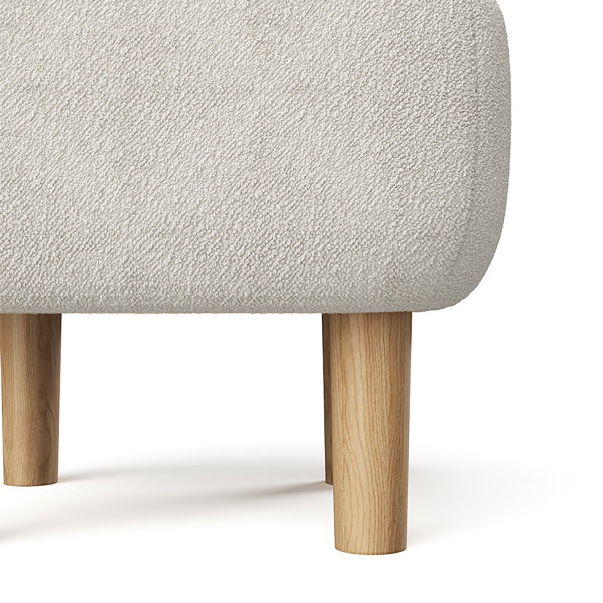 Kamar Wide Square Ottoman Footstool