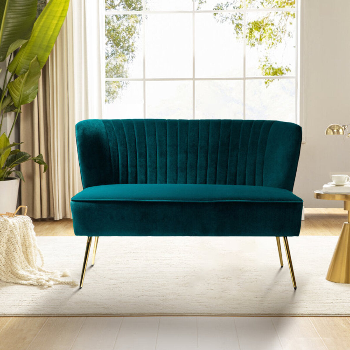 Modern 2 Seater Velvet sofa