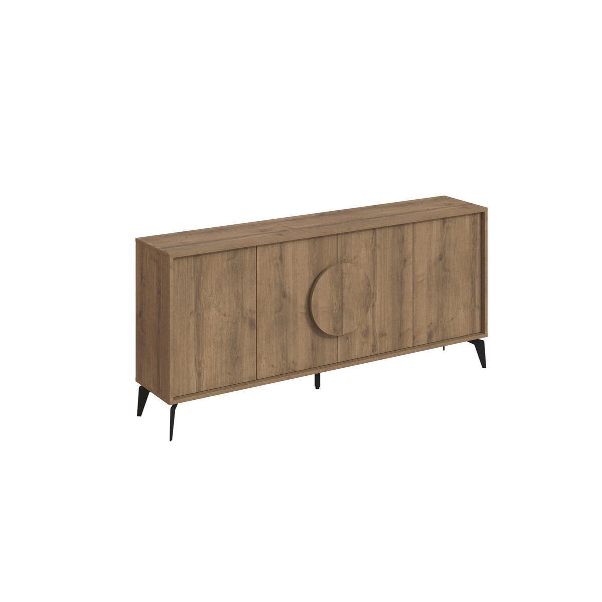 Natural Wooden Finish Sideboard