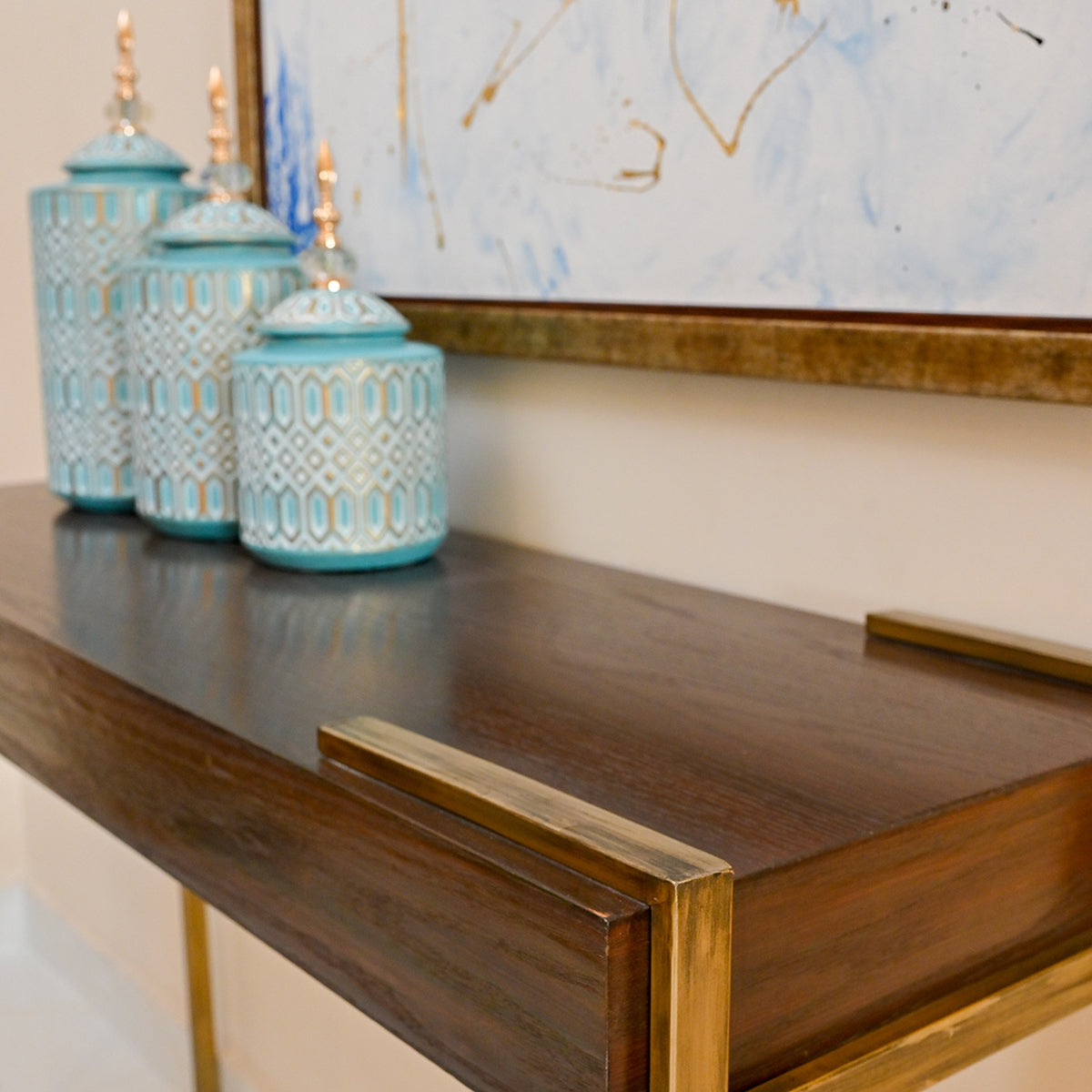 Modern Tubular Console Table