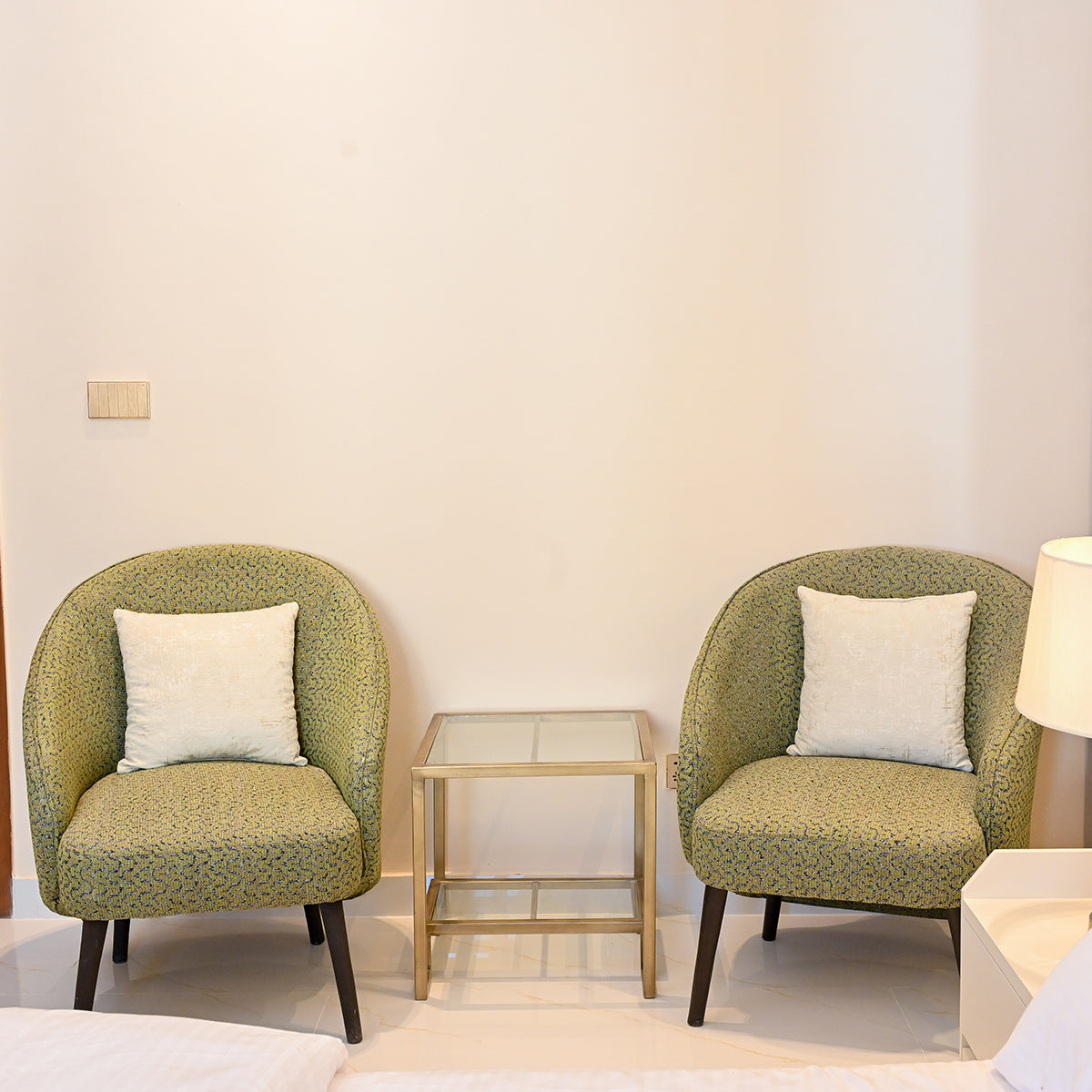 Textured Barrel Chair
