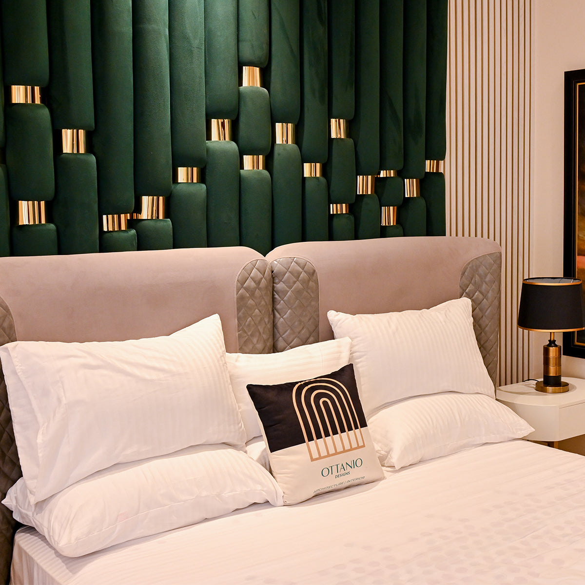 Upholstered Double Bed