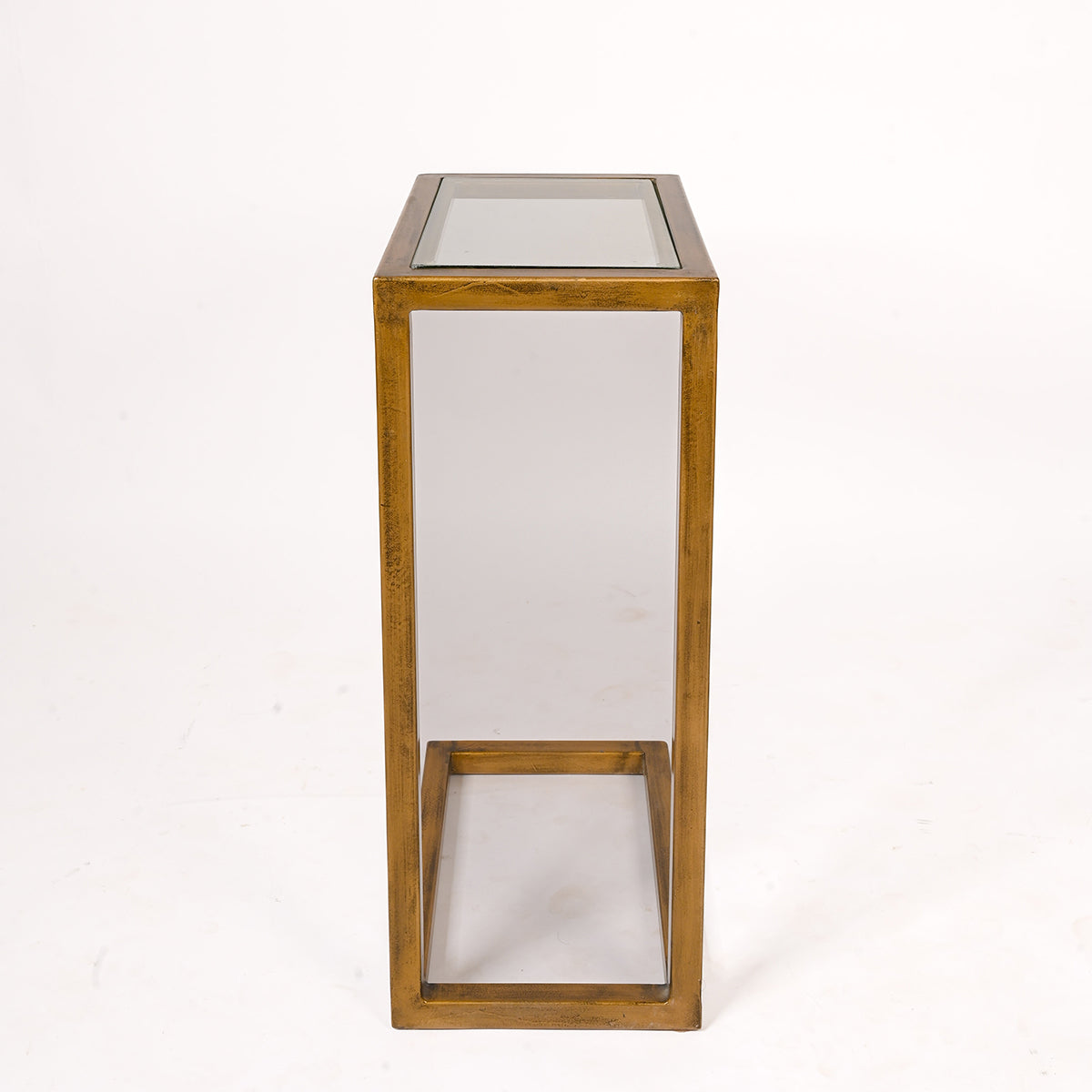 Glass Top Side Table