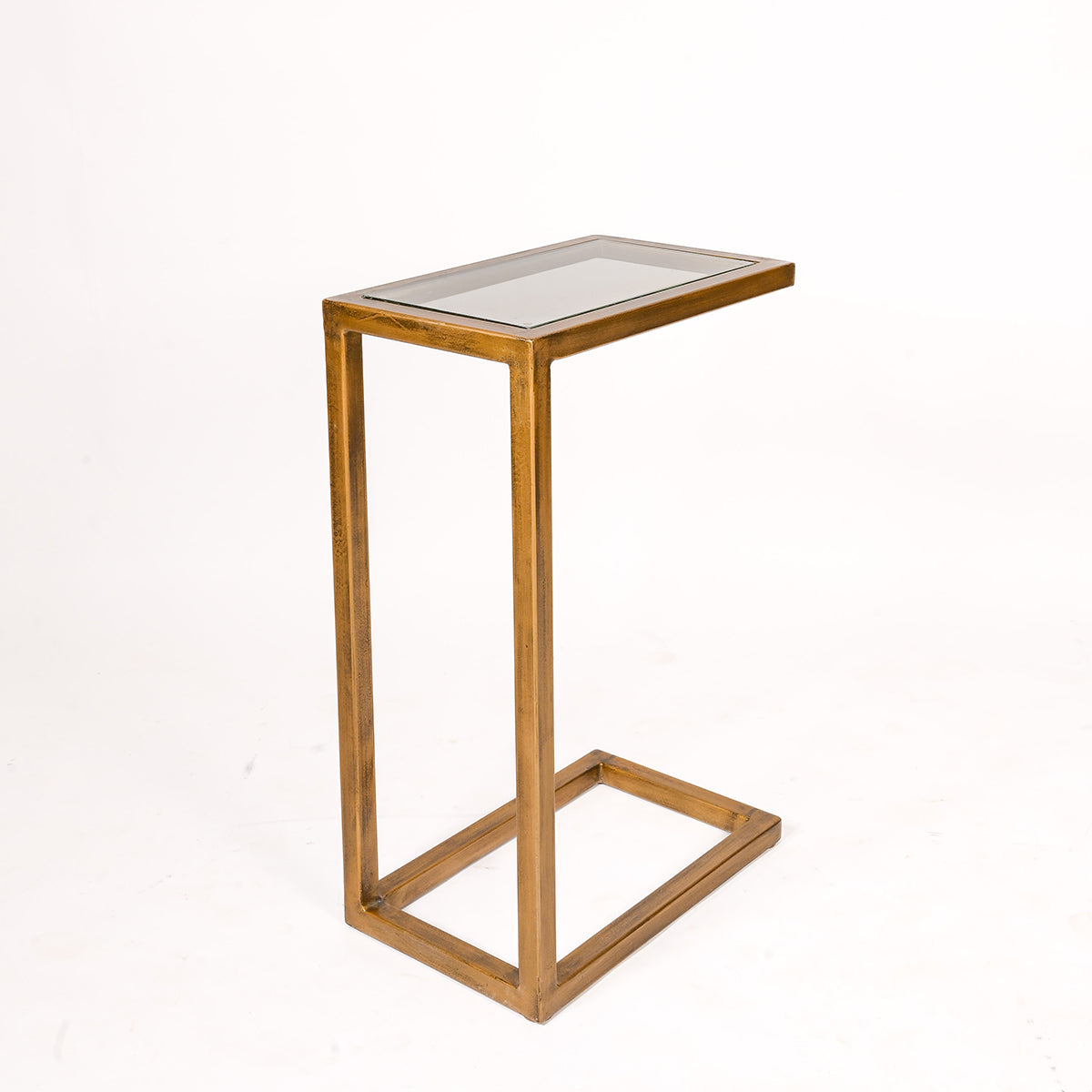 Glass Top Side Table