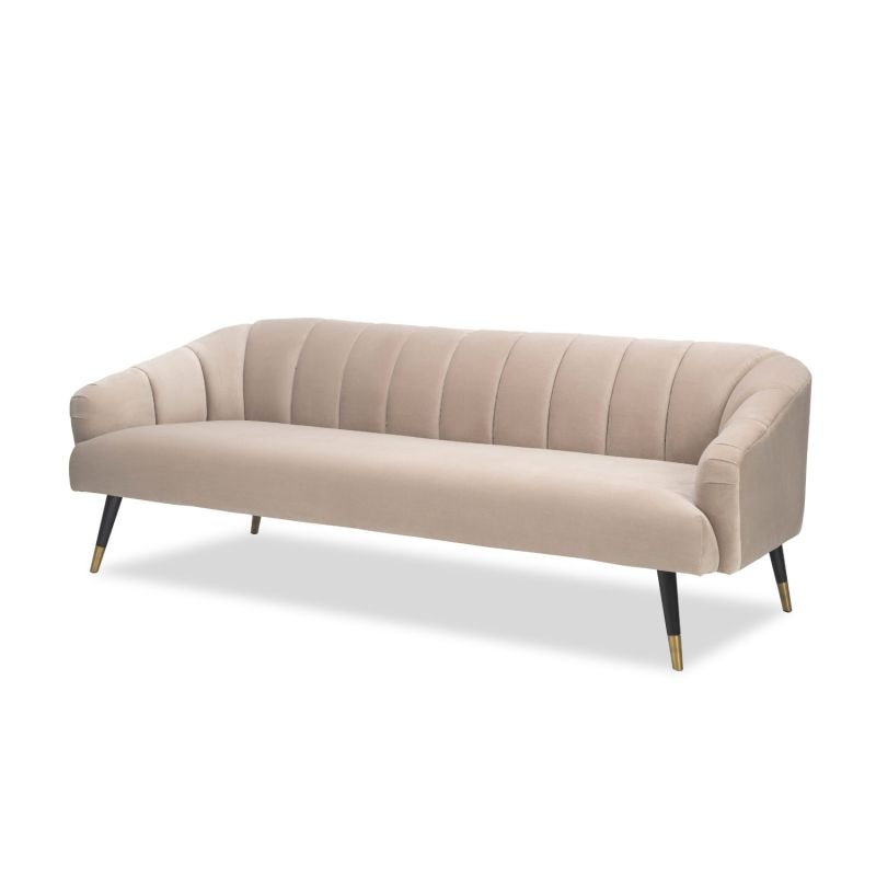 Channel Upholstered Sofa