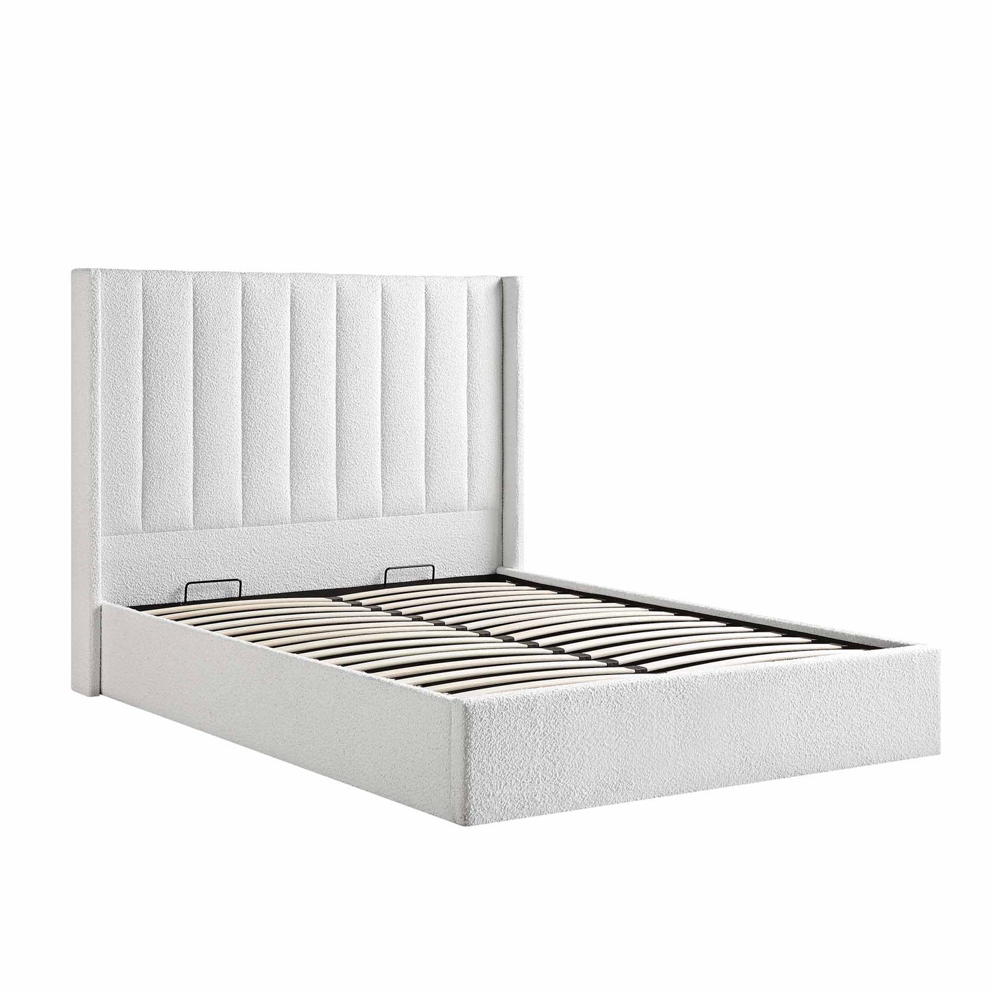 Wingback Silhouette Upholstered Bed
