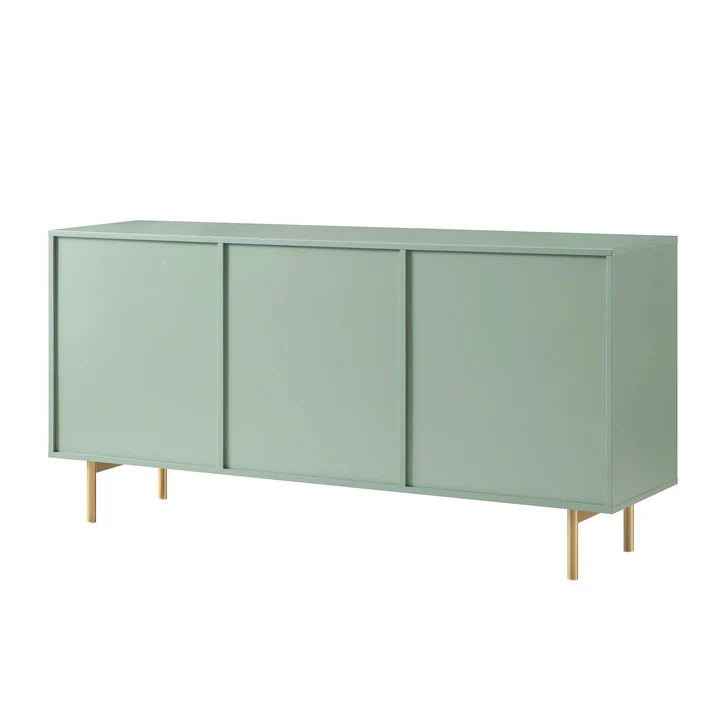Sideboard With Gold Handles & Legs