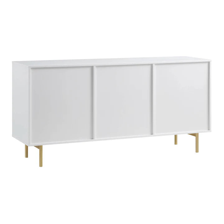 Sideboard With Gold Handles & Legs