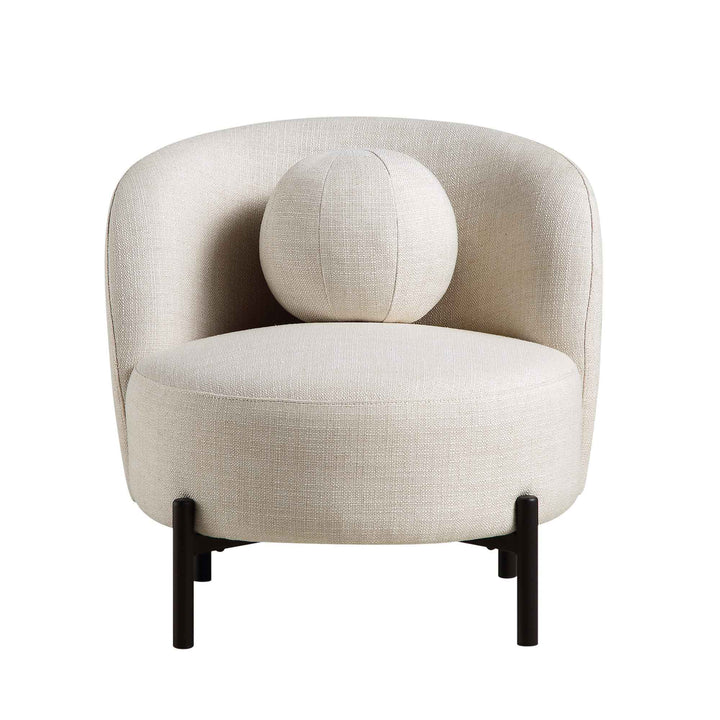 Curved Accent Chair