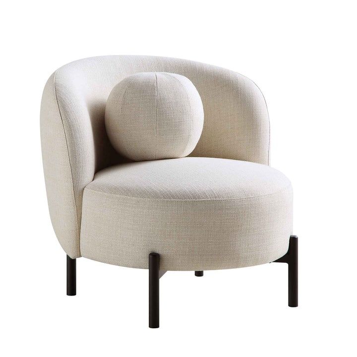 Curved Accent Chair
