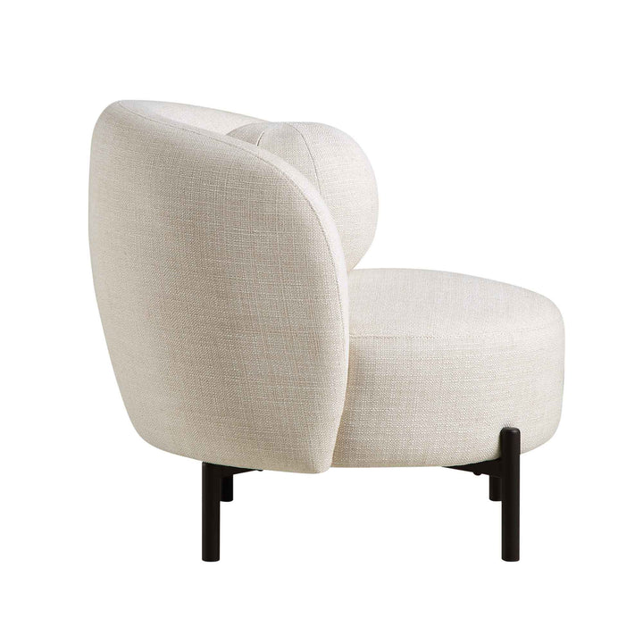 Curved Accent Chair