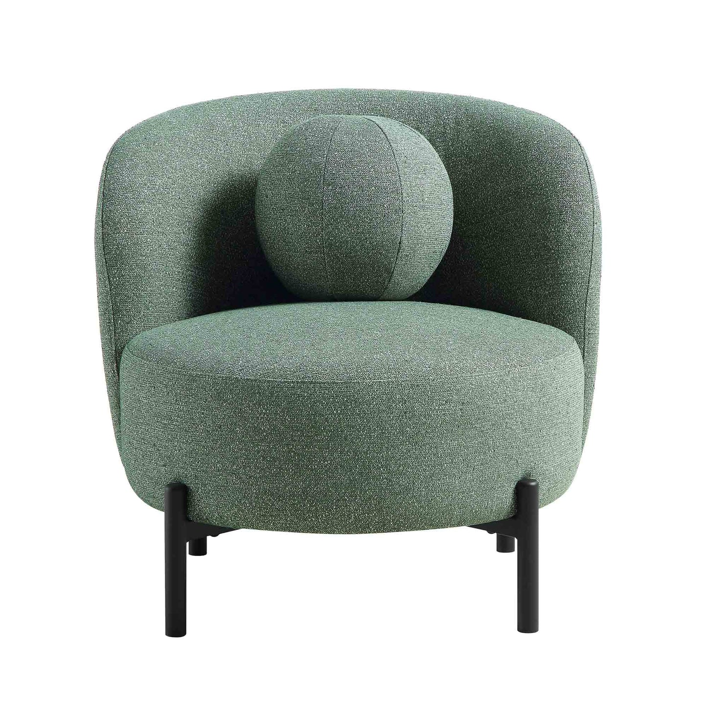 Curved Accent Chair