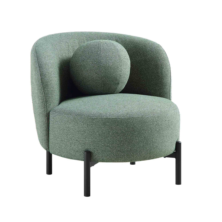 Curved Accent Chair