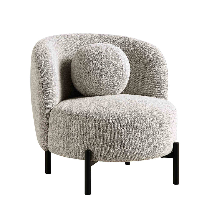 Curved Accent Chair