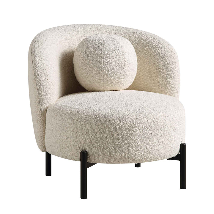 Curved Accent Chair