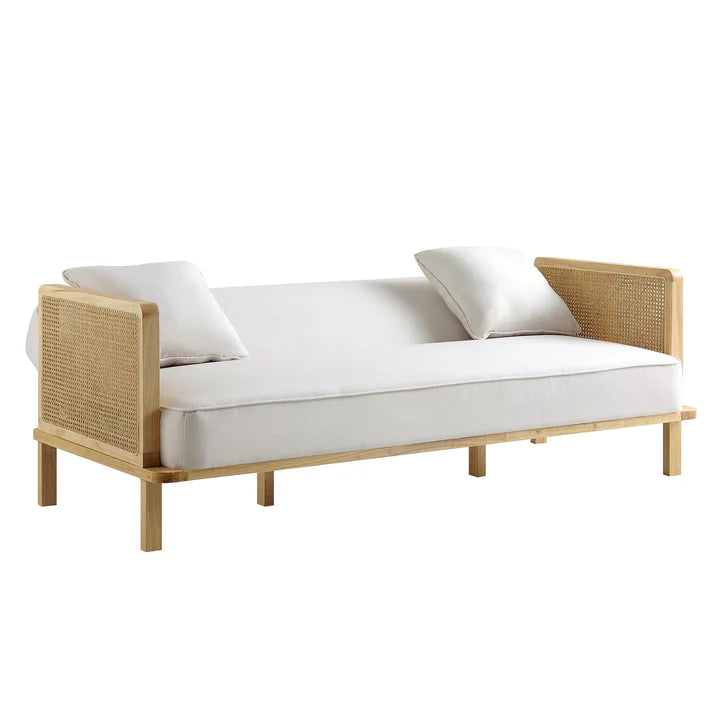 Sofa Bed With Cane Frame