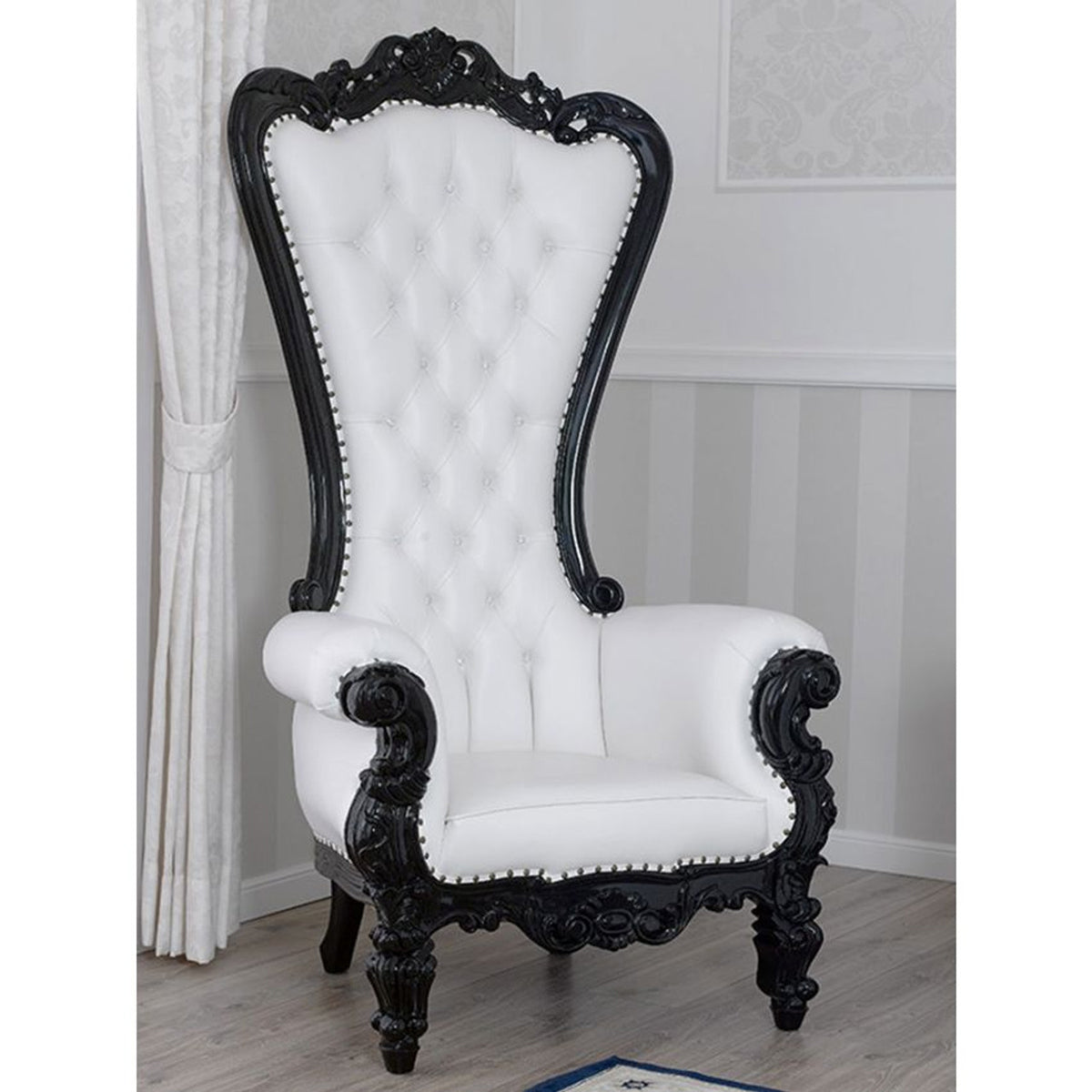 Rococo Carved French Tufted Sofa