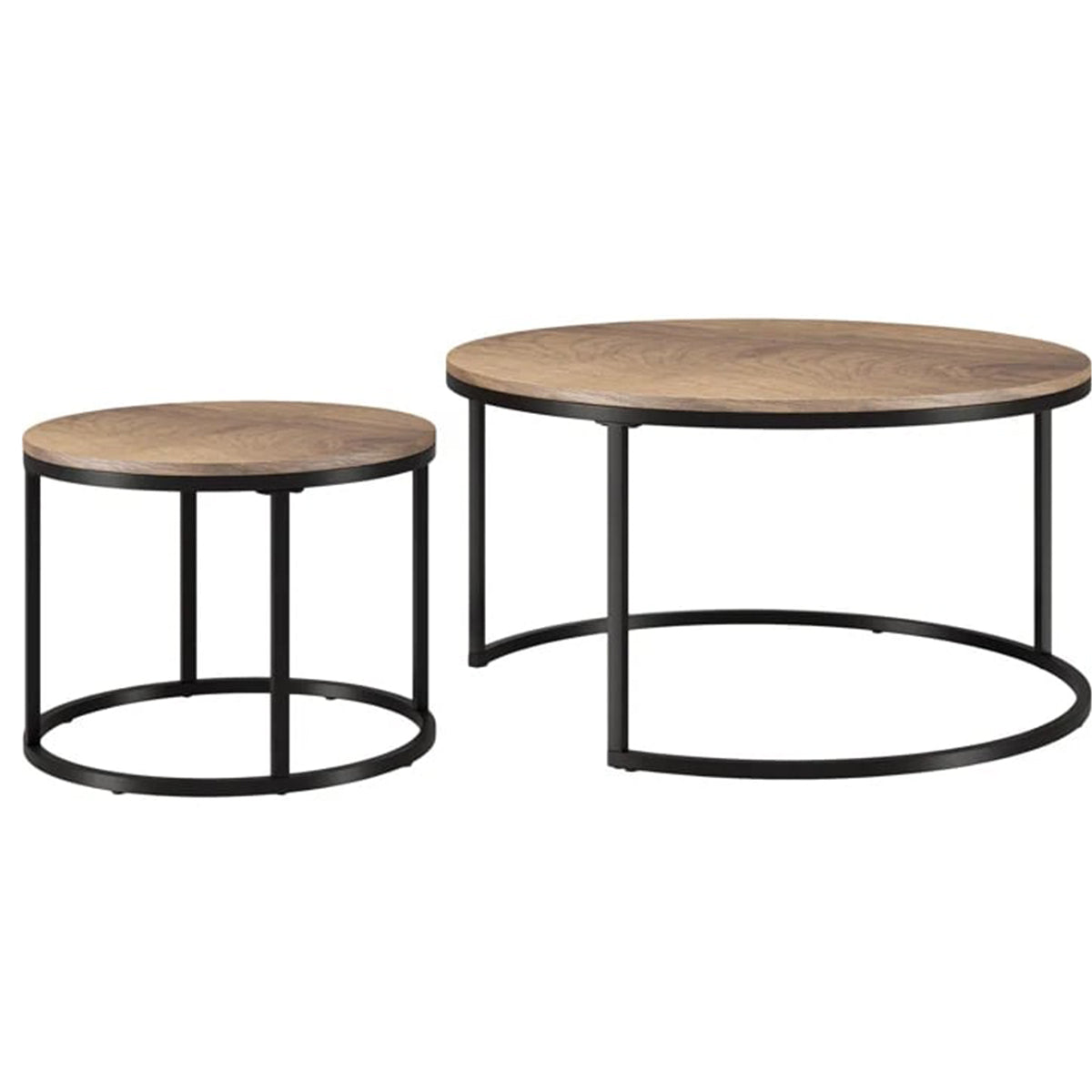Set of 2 Round Coffee Tables