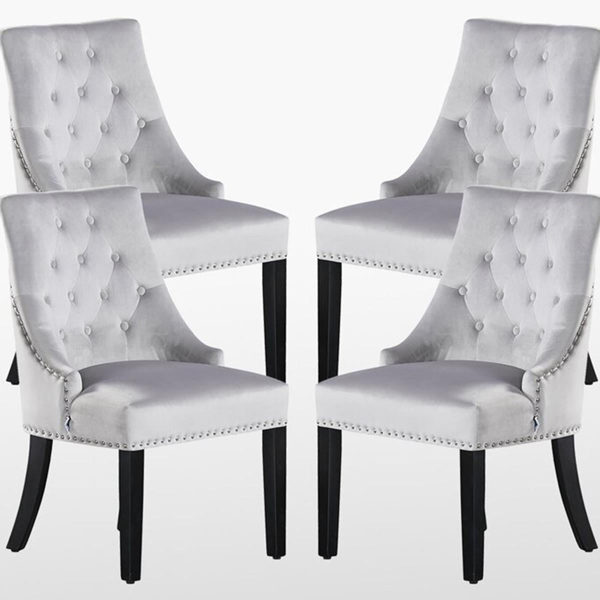 Set Of 4 Scott Upholstered Dining Chair