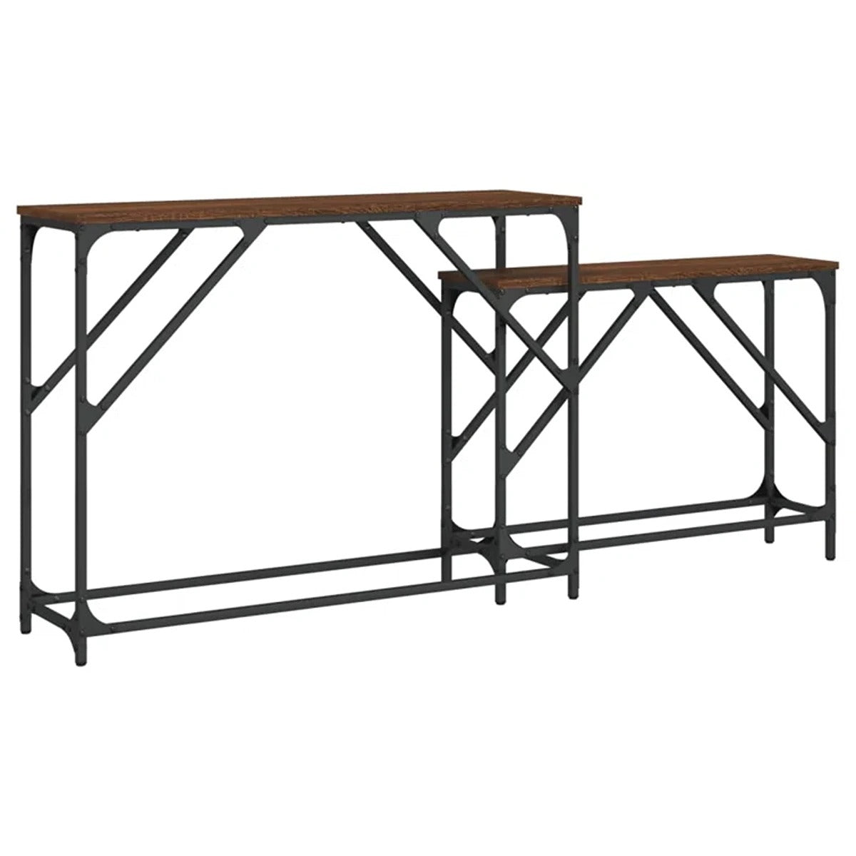 Set of Two Nesting Console Tables