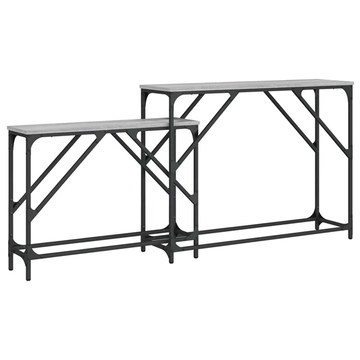 Set of Two Nesting Console Tables