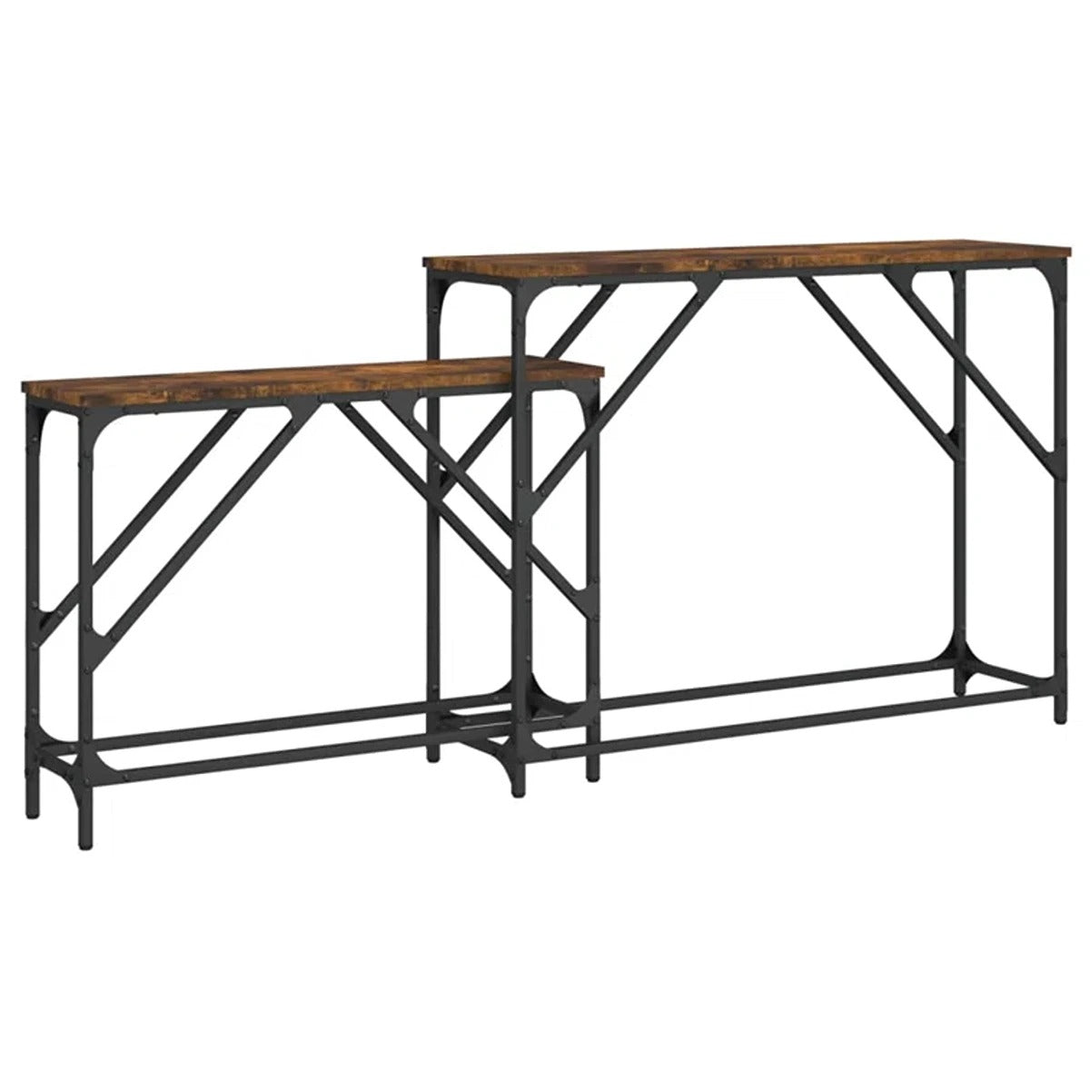 Set of Two Nesting Console Tables