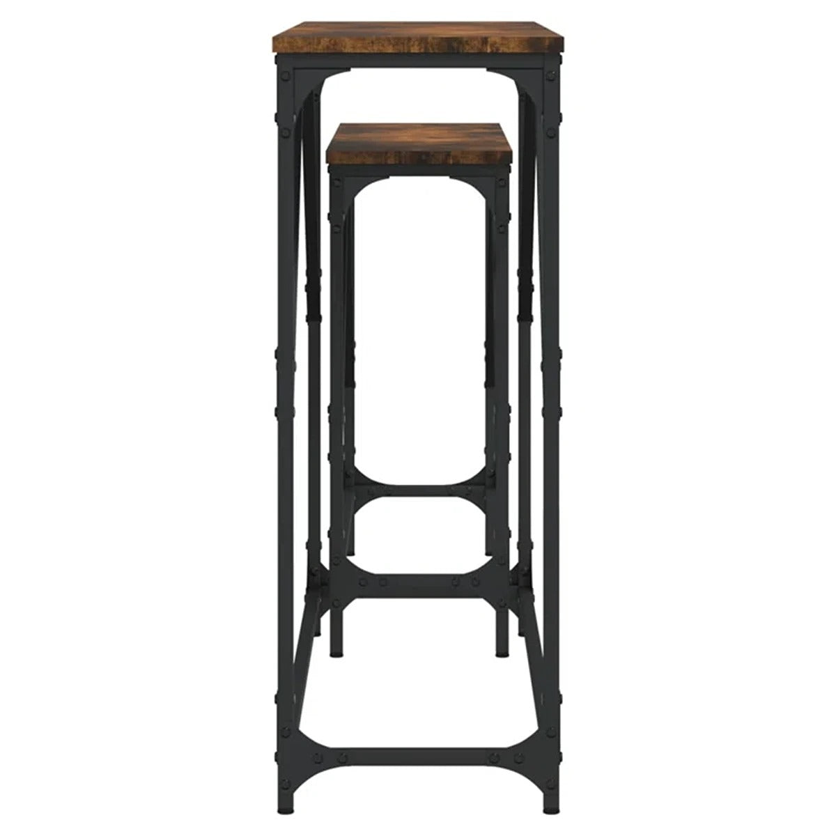 Set of Two Nesting Console Tables